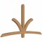 Ekena Millwork Davenport Timber Gable Bracket, Western Red Cedar, 84"W x 45"H x 3 1/2"D x 3 1/2"F, 13/12 Pitch GBW084X45X0404DAV00SWR - alternate 4